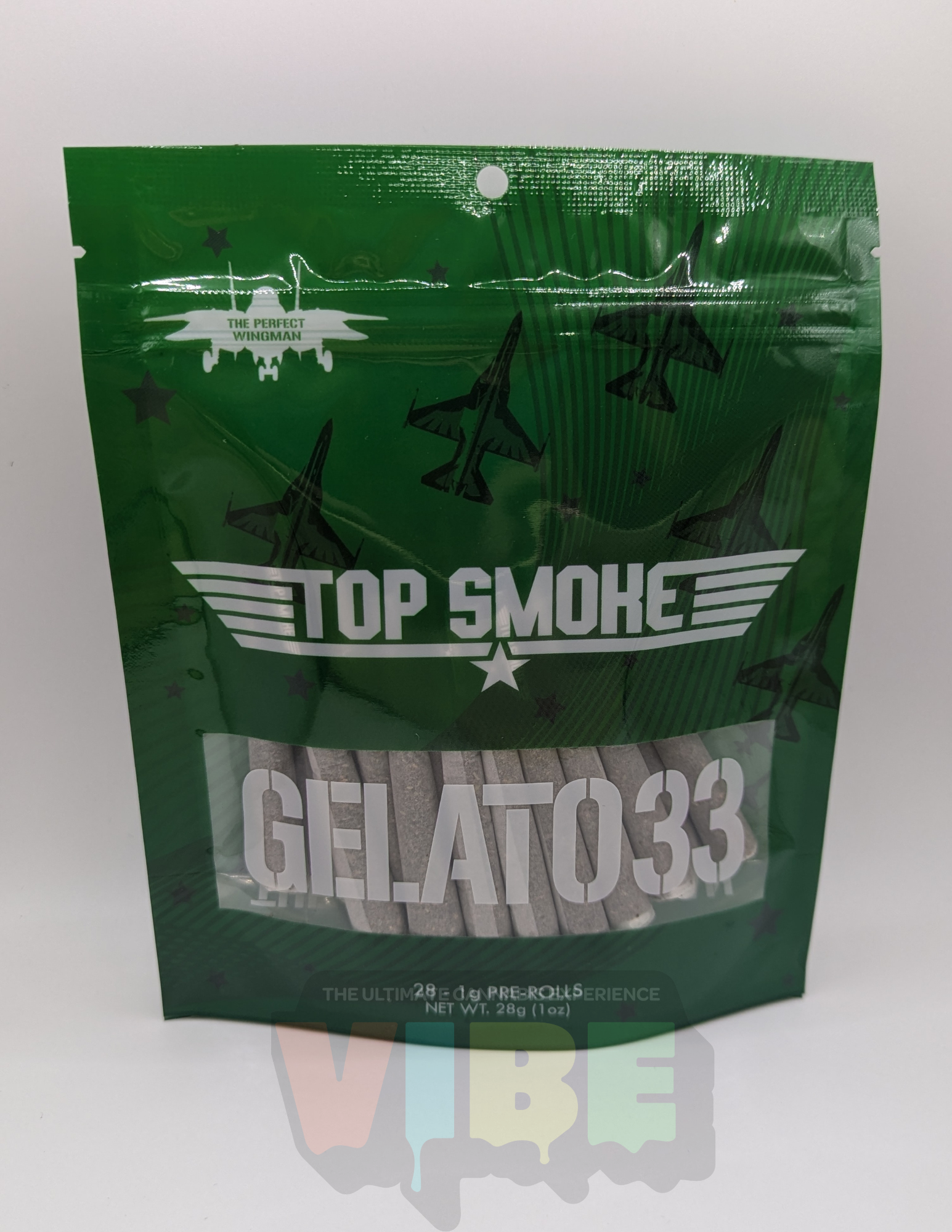 Photograph of product: Top Smoke | Gelato #33 | 1g-28pk (28g) Pre-Rolls | REC