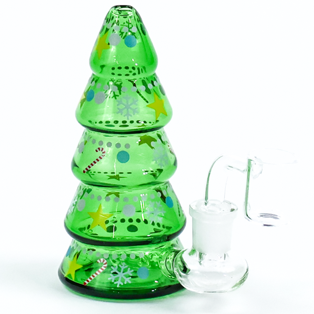Photograph of product: Christmas Tree 4.5 Dab Rig w/ Banger