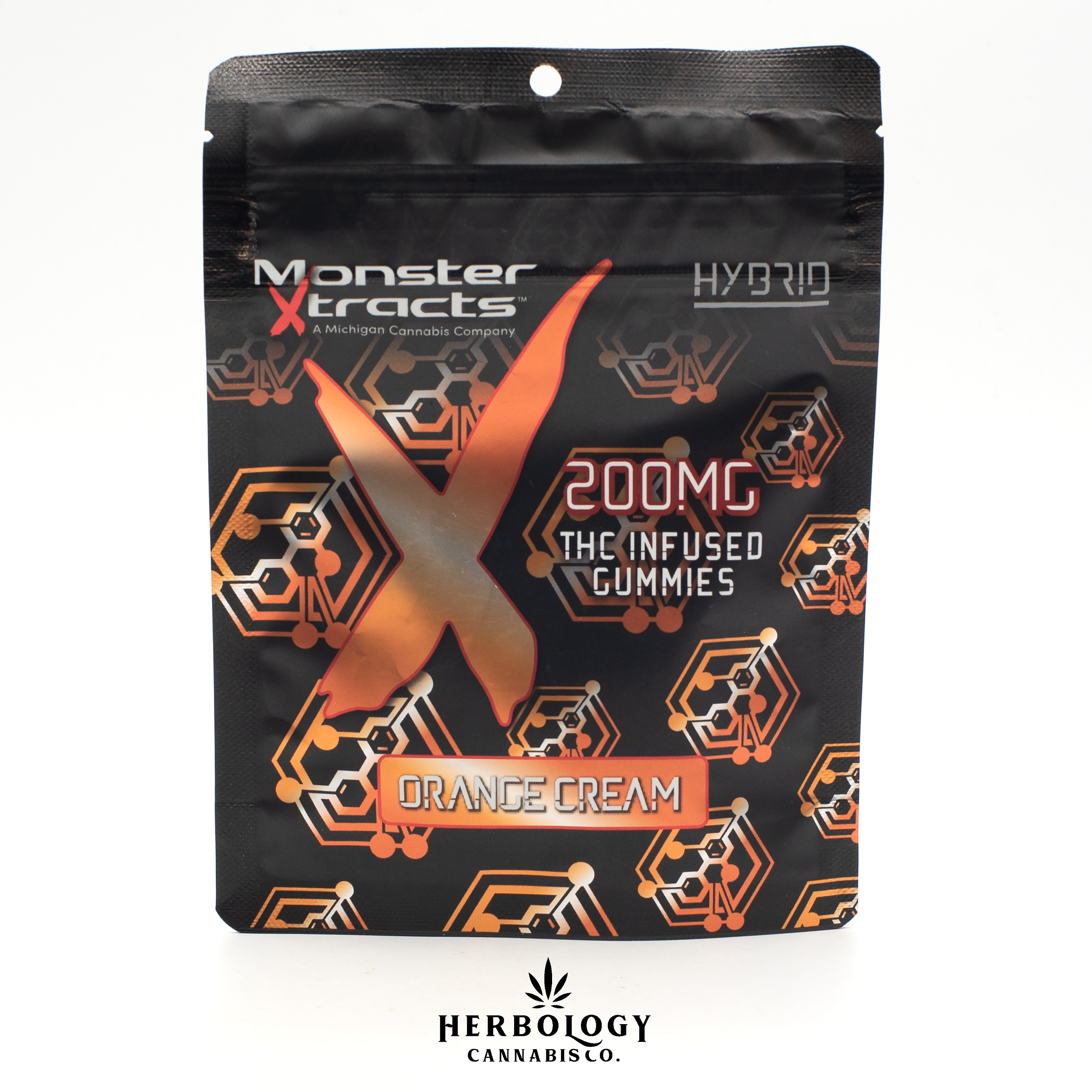 Photograph of product: Monster X | Gummy | Orange Cream | 200mg