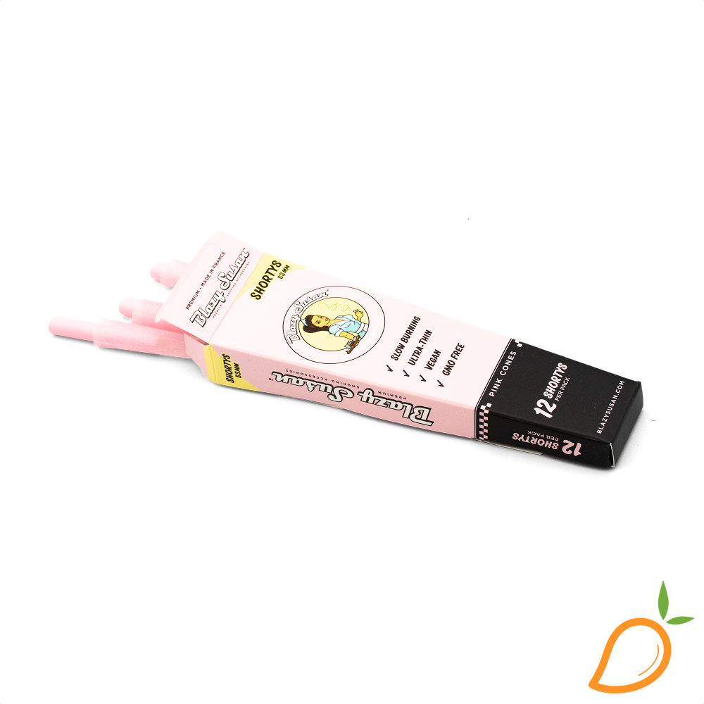 Photograph of product: 12ct 53mm Pink Paper Cones Blazy Susan