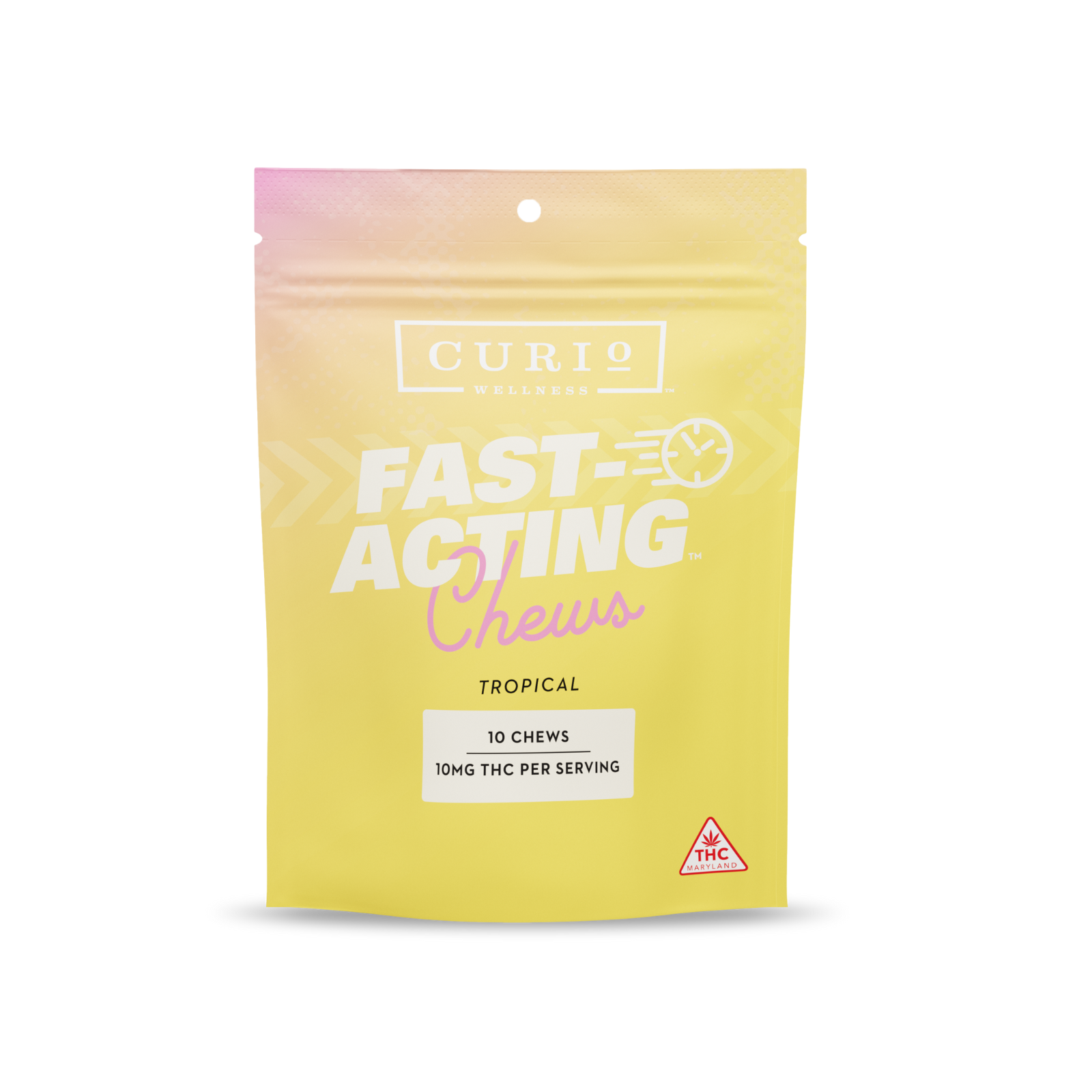 Photograph of Product: Curio Fast Acting Chew - Tropical [10mg]