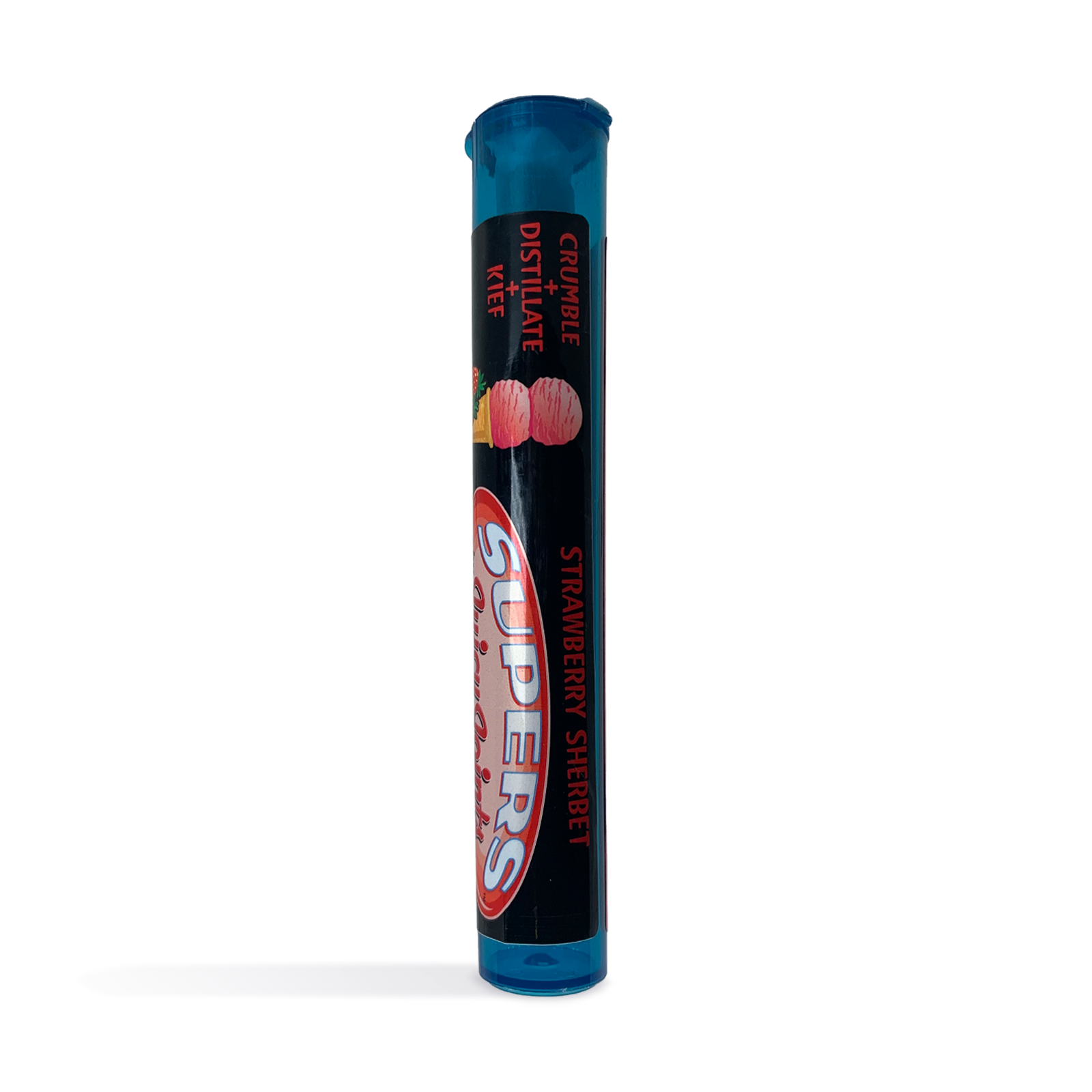 Photograph of product: Strawberry Sherbet Supers Infused Pre-Roll | 1g