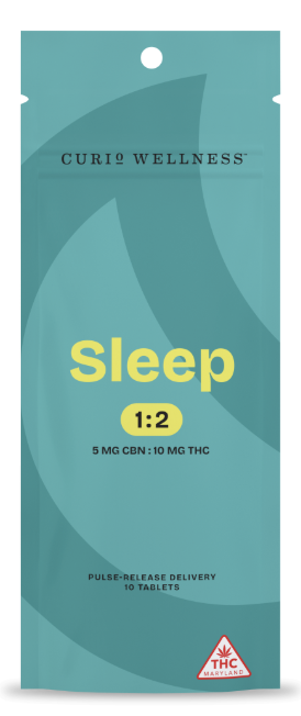 Photograph of product: Sleep Tablets [5mg CBN : 10mg TH-oui] || Curio Wellness