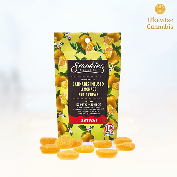 Photograph of product: 10-PACK 100MG LEMONADE Oui'd GUMMIES