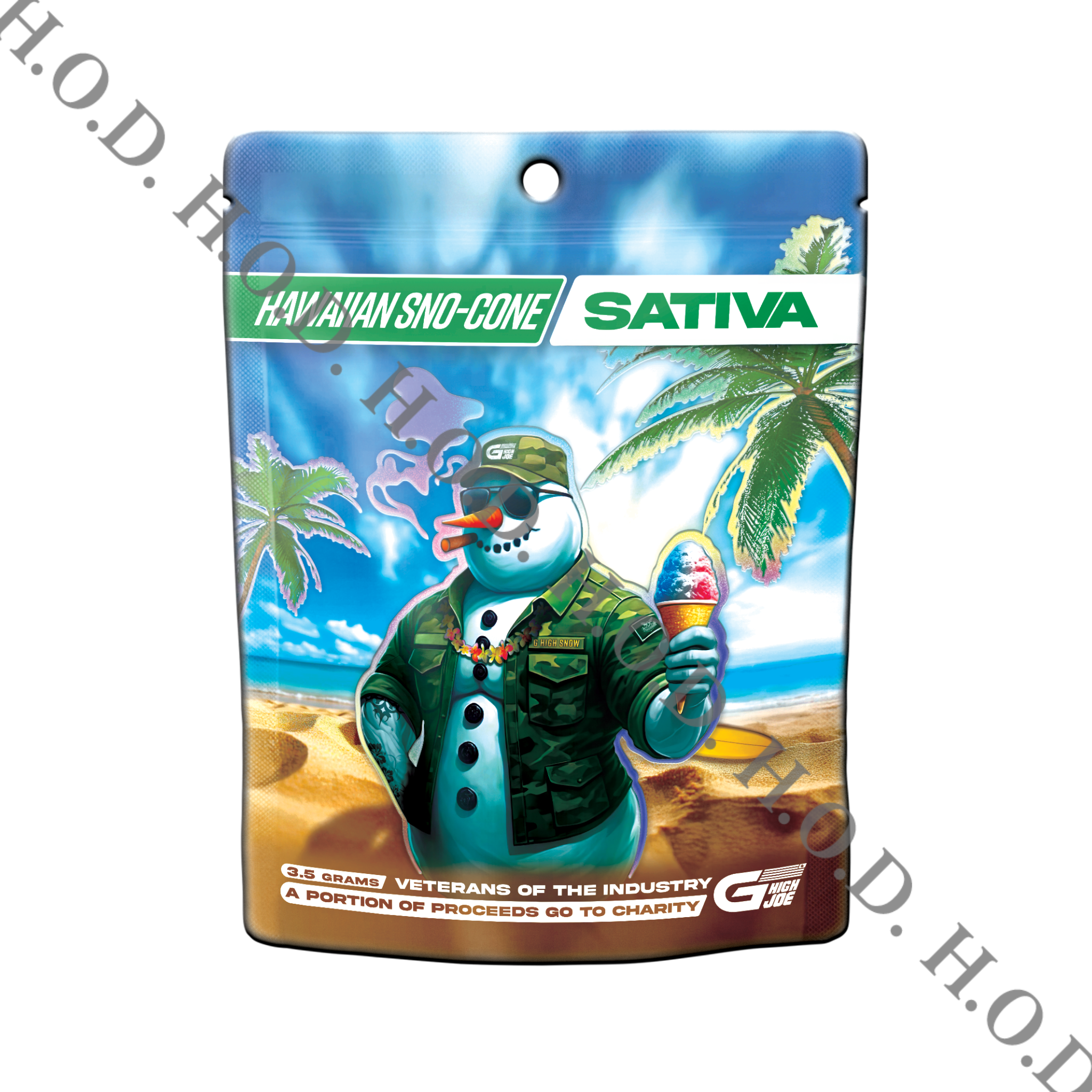 Photograph of product: G High Joe Hawaiian Snowcone 3.5g