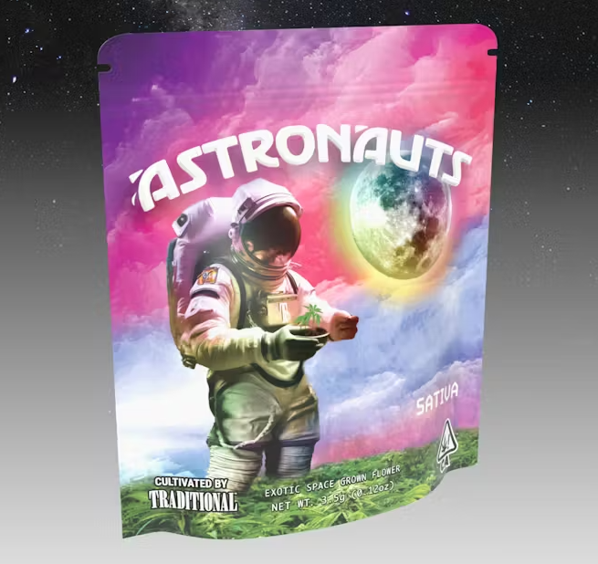Photograph of product: Astronauts Space Haze Flower 3.5g