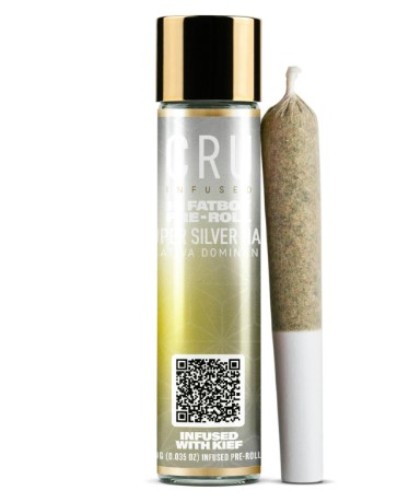 Photograph of product: Super Silver Haze | Kief Infused Fat Boy Pre-Roll | 1g