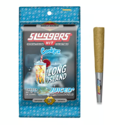 Photograph of product: Sluggers Hit x Cookies Long Island Oui'd Infused Preroll 5pk 3.5g