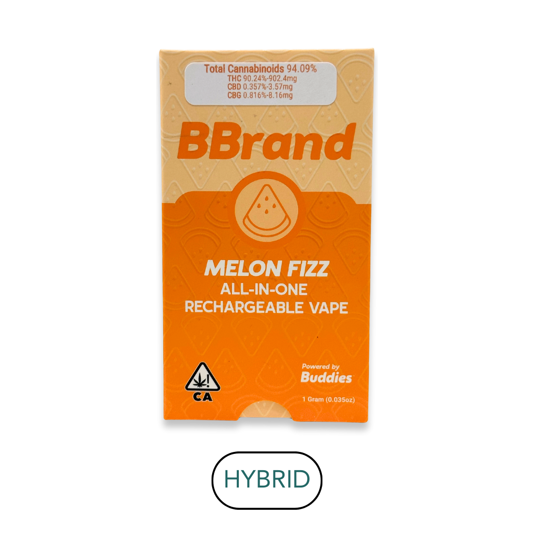 Photograph of product: Buddies - Bbrand - Melon Fizz - RTU - 1.0g