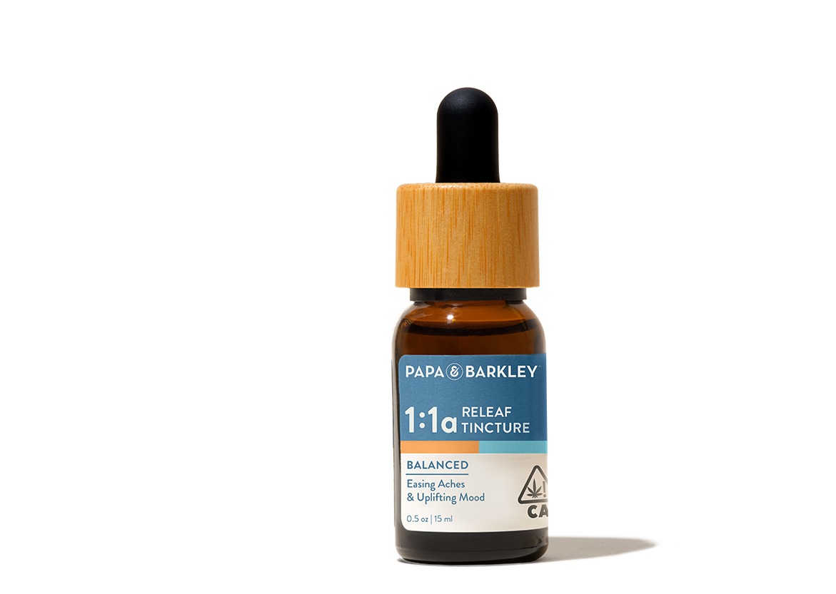 Photograph of product: Releaf Tincture 1:1 CBD:TH-ouia | 15ml