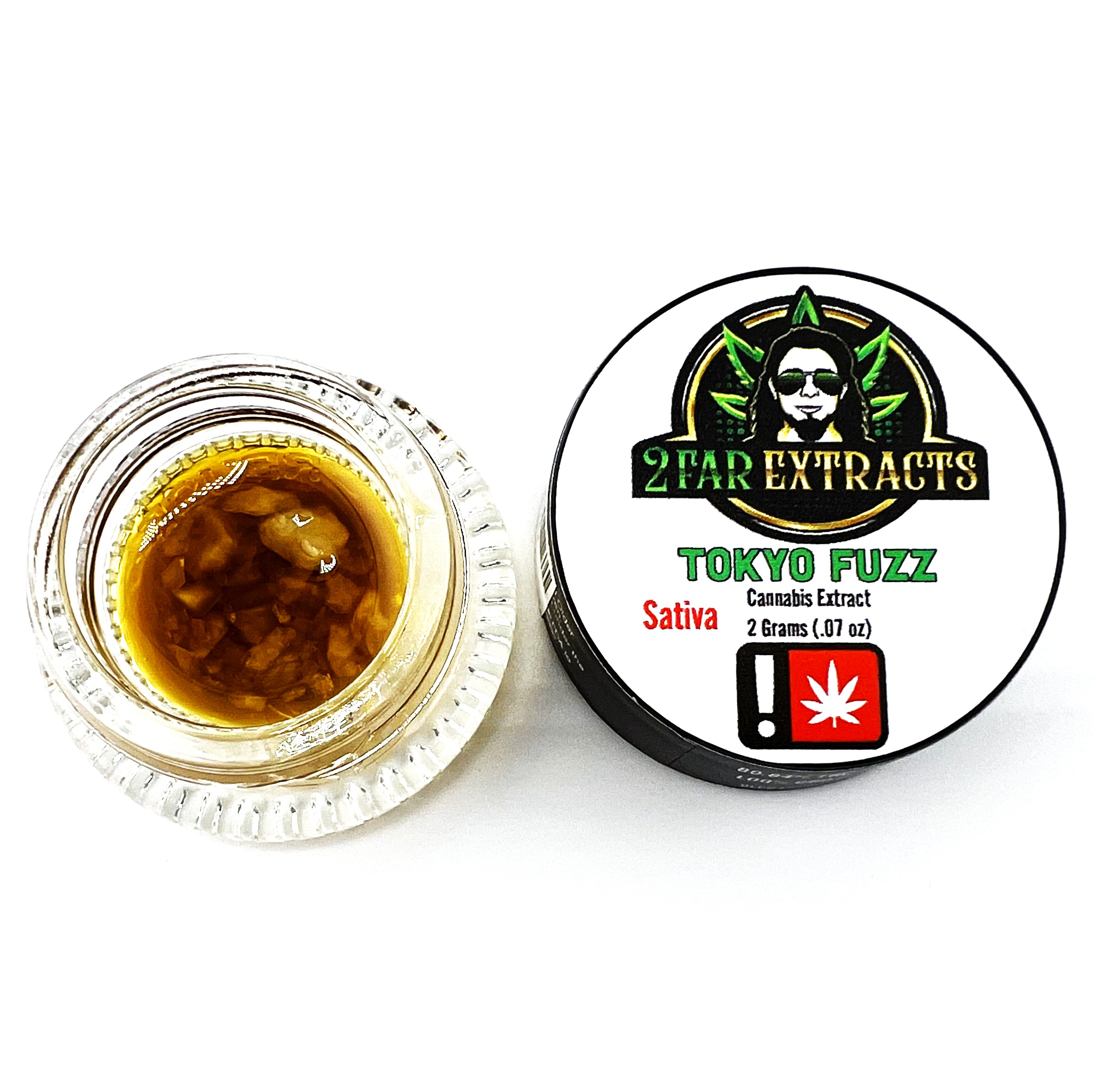 Photograph of product: 2 Far Extracts | Tokyo Fuzz 2g Rocks & Sauce