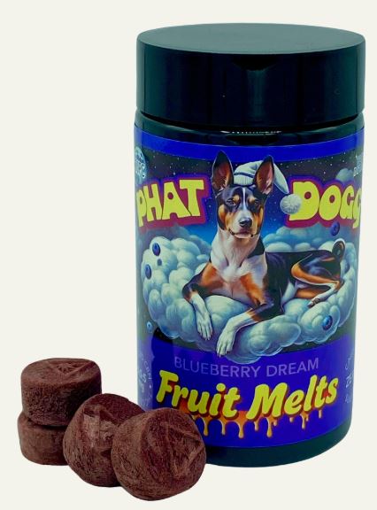 Photograph of product: Blueberry Fruit Melts 5:5:5 TH-oui:CBD:CBN | 20pk |
