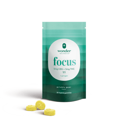 Photograph of product: Focus Prickly Pear 1:1 Gummies 20pk 100mg CBG:100mg TH-oui ( H )