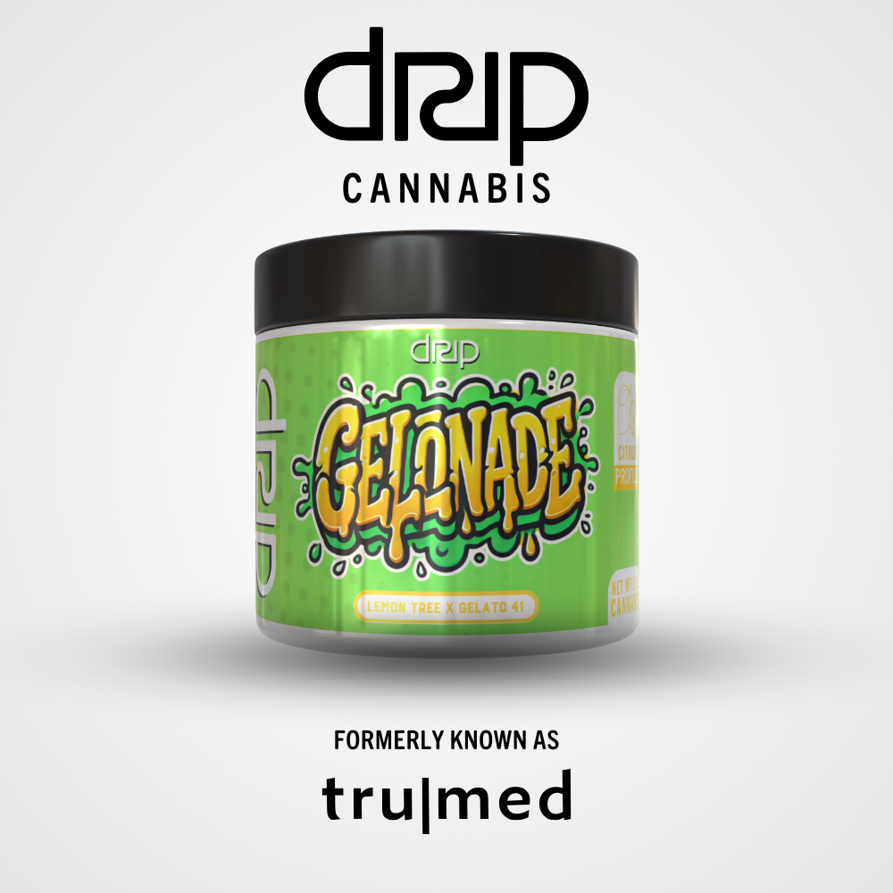 Photograph of product: (DRIP) Top-Shelf Flower 7g (Gelonade)