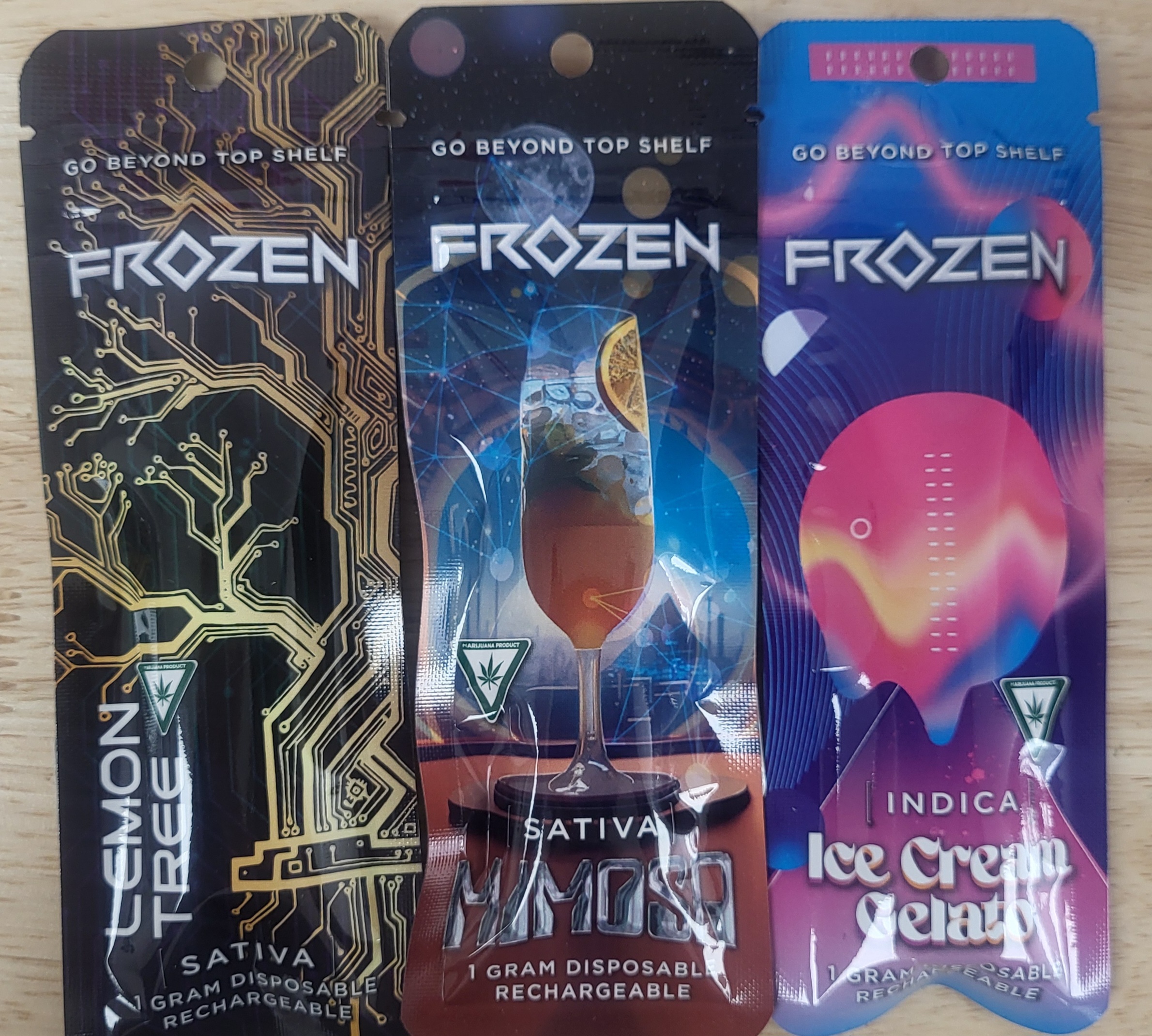 Photograph of product: Frozen - Disposable Vape Cart - Ice Cream Gelato