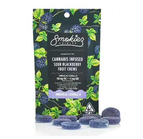 Photograph of product: Sour Blackberry | Gummies | 10pk | 10mg