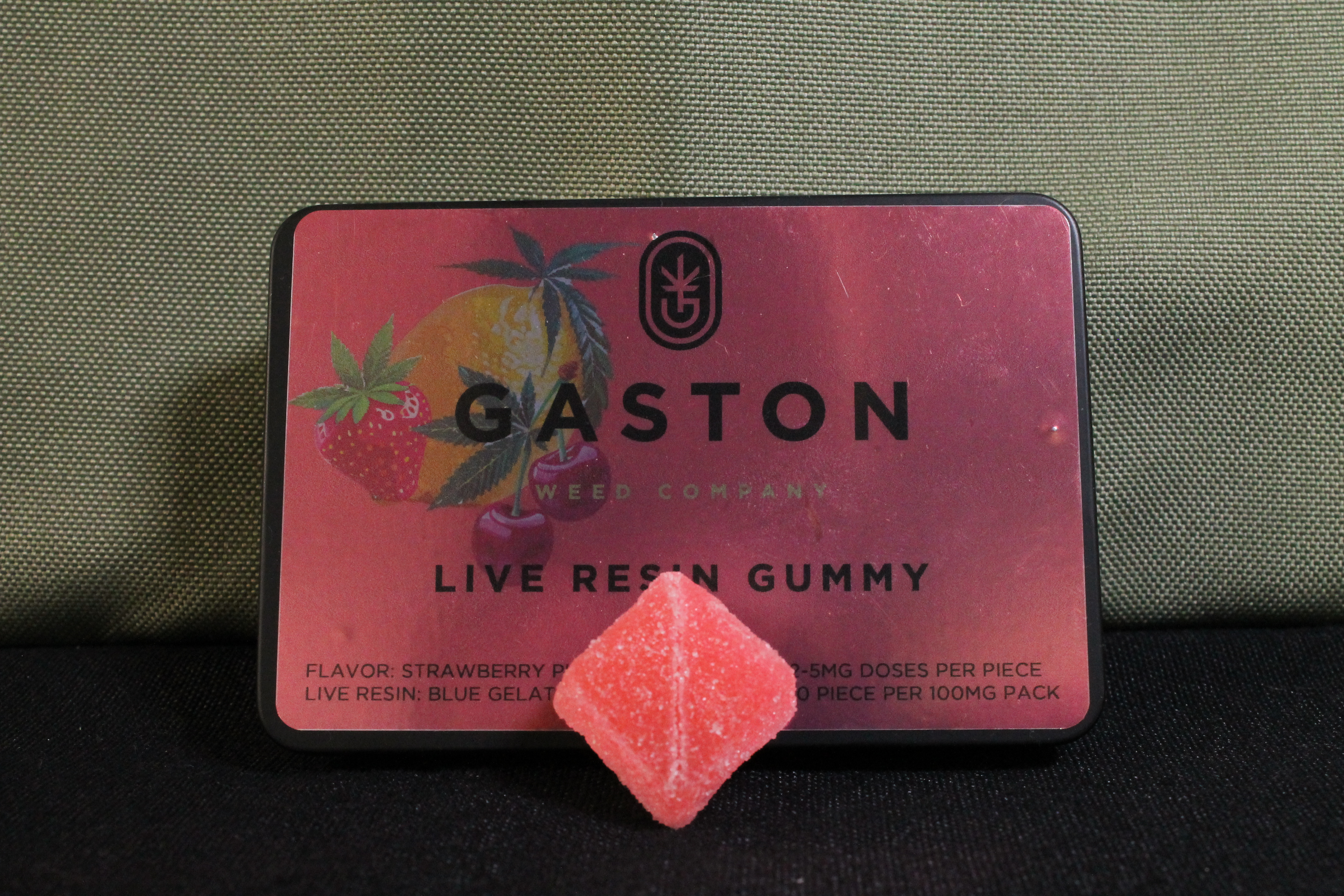 Photograph of product: Gaston I Strawberry Punch Gummies (Live Resin)