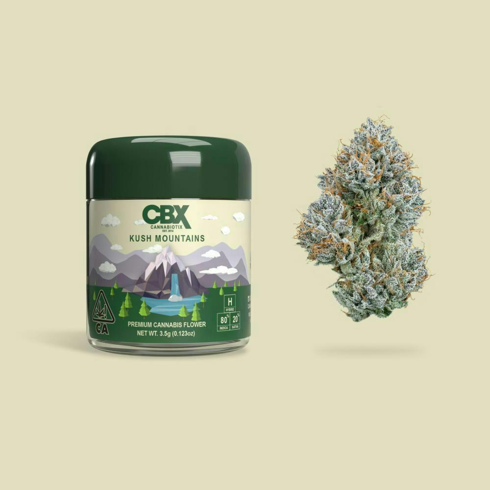 Photograph of product: CBX - Kush Mountains - 3.5g