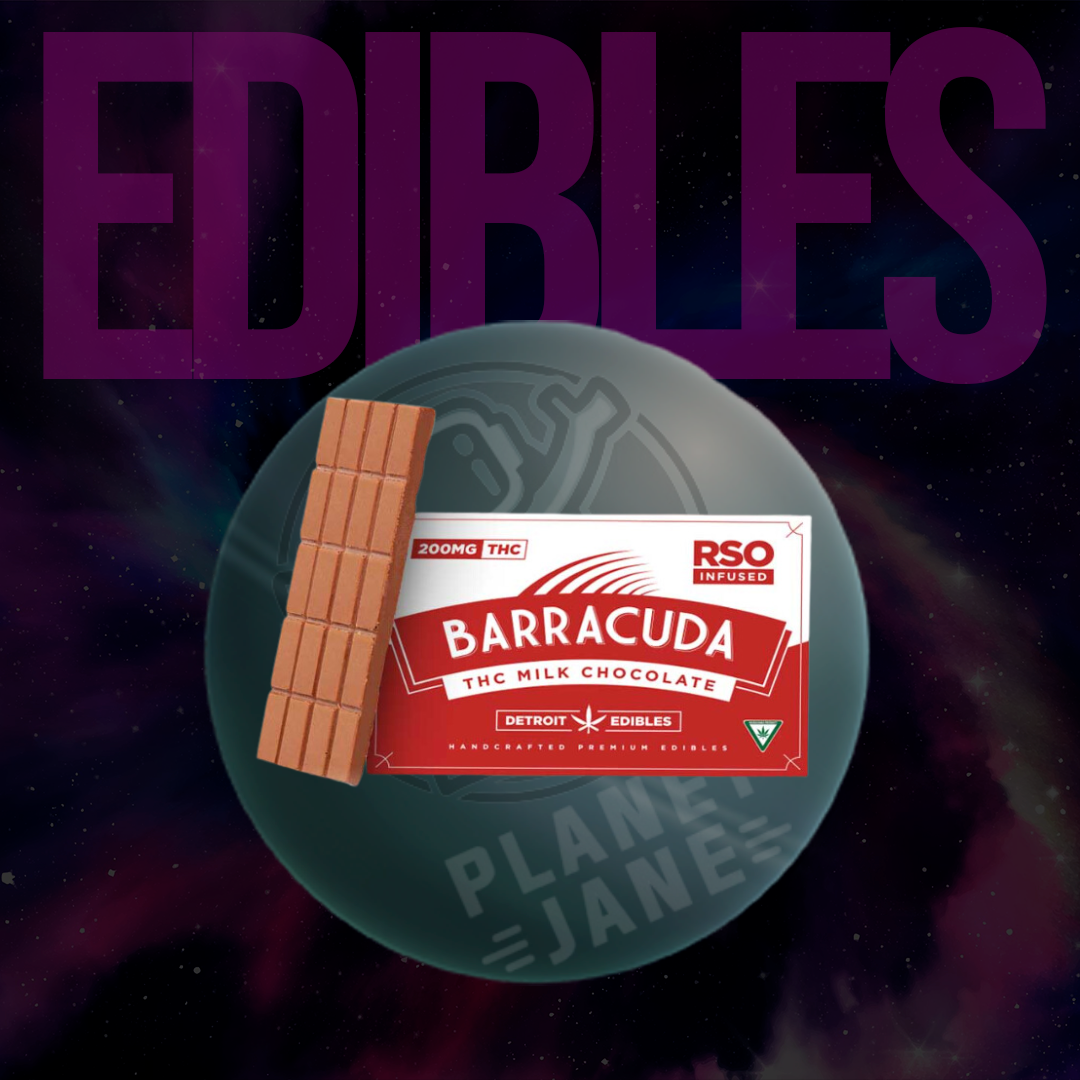 Photograph of product: Barracuda - 200mg Chocolate Bar - Milk Chocolate RSO
