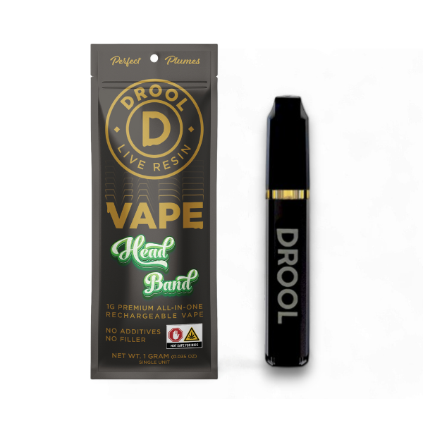 Photograph of product: Drool | Head Band (I-H) Disposable Live Resin Vape | 1g
