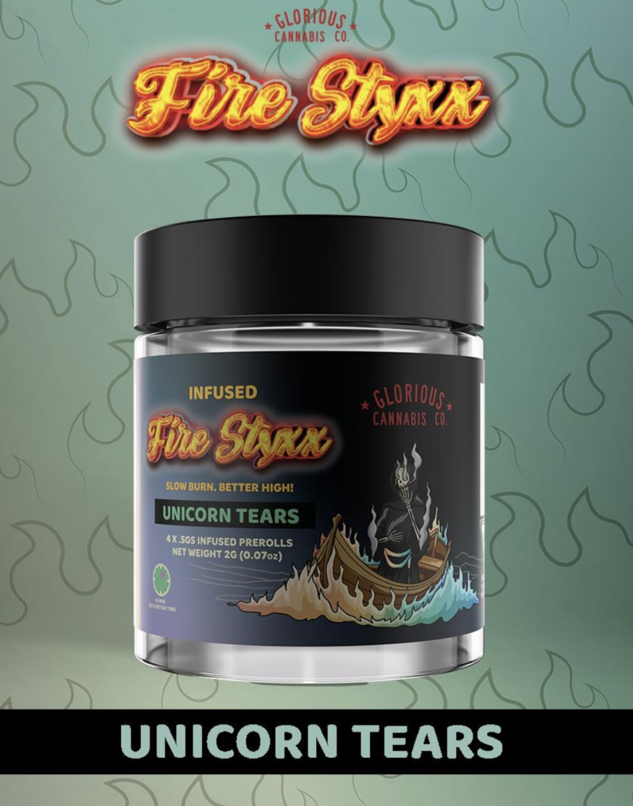 Photograph of product: AU GCC: Unicorn Tears Fire Styxx Multi-Pack (4 x .5G)