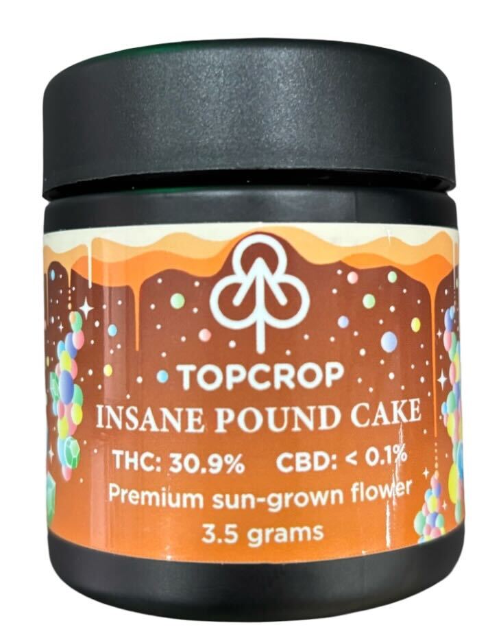 Photograph of product: Insane Pound Cake | 3.5g