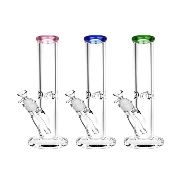 Photograph of product: 10" Straight Shooter Colored Mouth Beaker Bong with 14mm Bowl