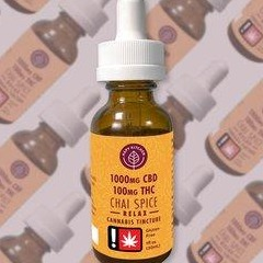 Photograph of product: Relax India Chai 10:1 - CBD - 100mg TH-oui