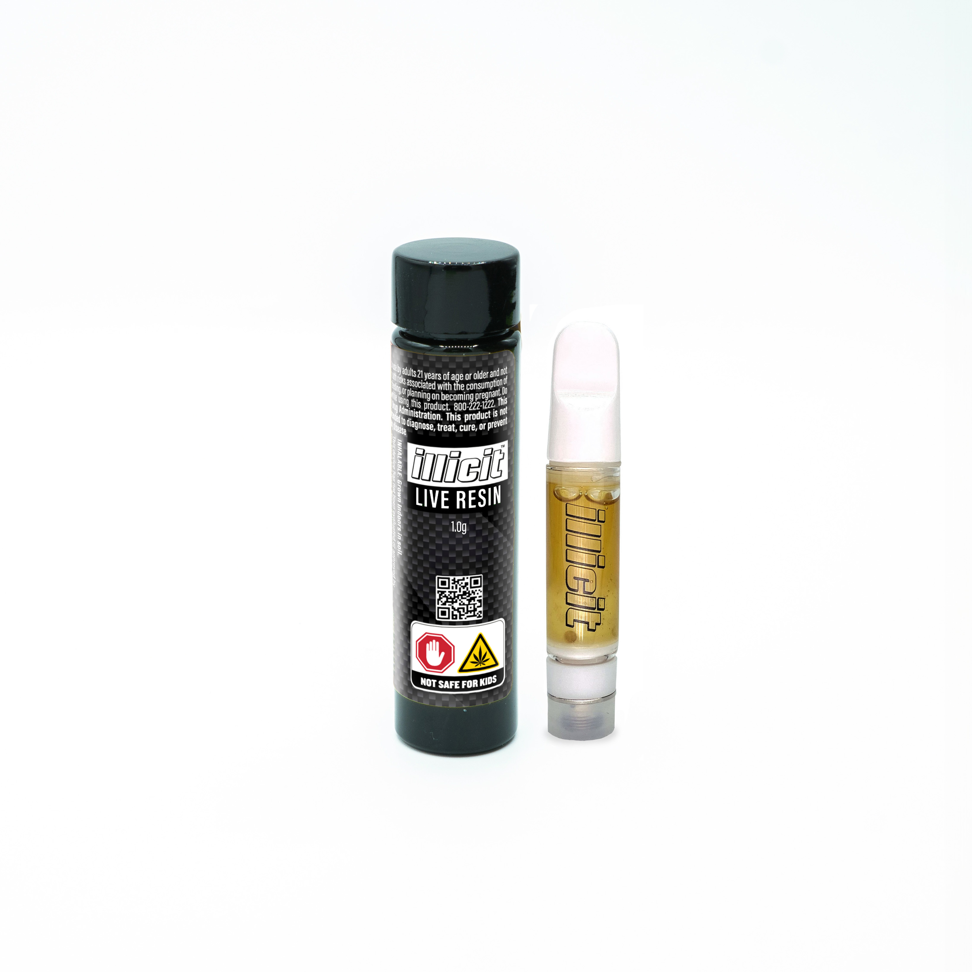 Photograph of product: Illicit | Planet Of The Grapes (H) Live Resin Vape Cart | 1g