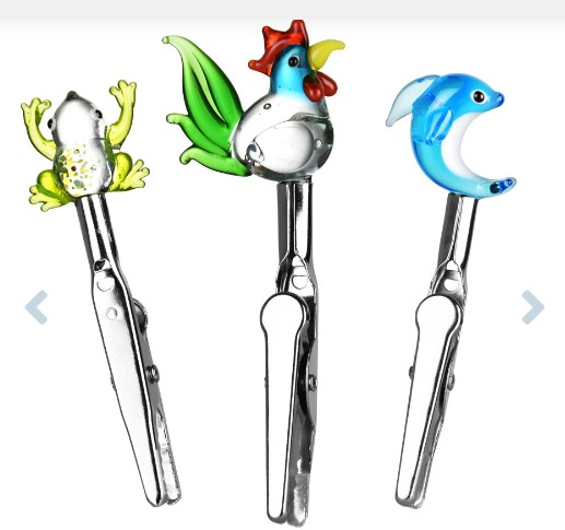Photograph of product: Glass Memo Clips