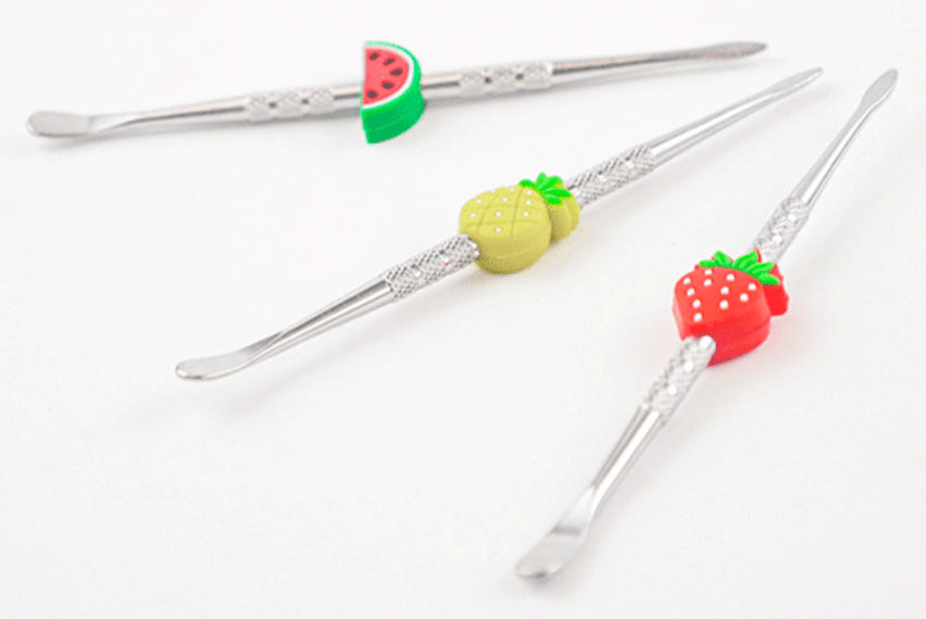 Photograph of product: SirEEL - Fruit Steel Dab Tool - Assorted Fruits