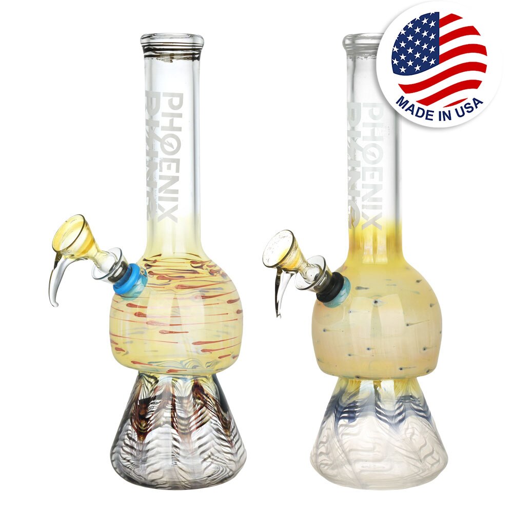 Photograph of product: Phoenix Rising Mushroom Bong | 9.5" / 14mm F