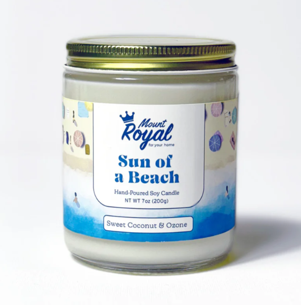 Photograph of product: Mount Royal - Sun of a Beach Candle