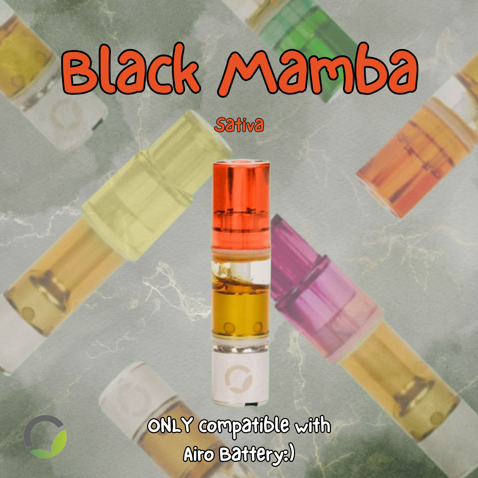 Photograph of product: Airo | Black Mamba | 1g (Oui'd)