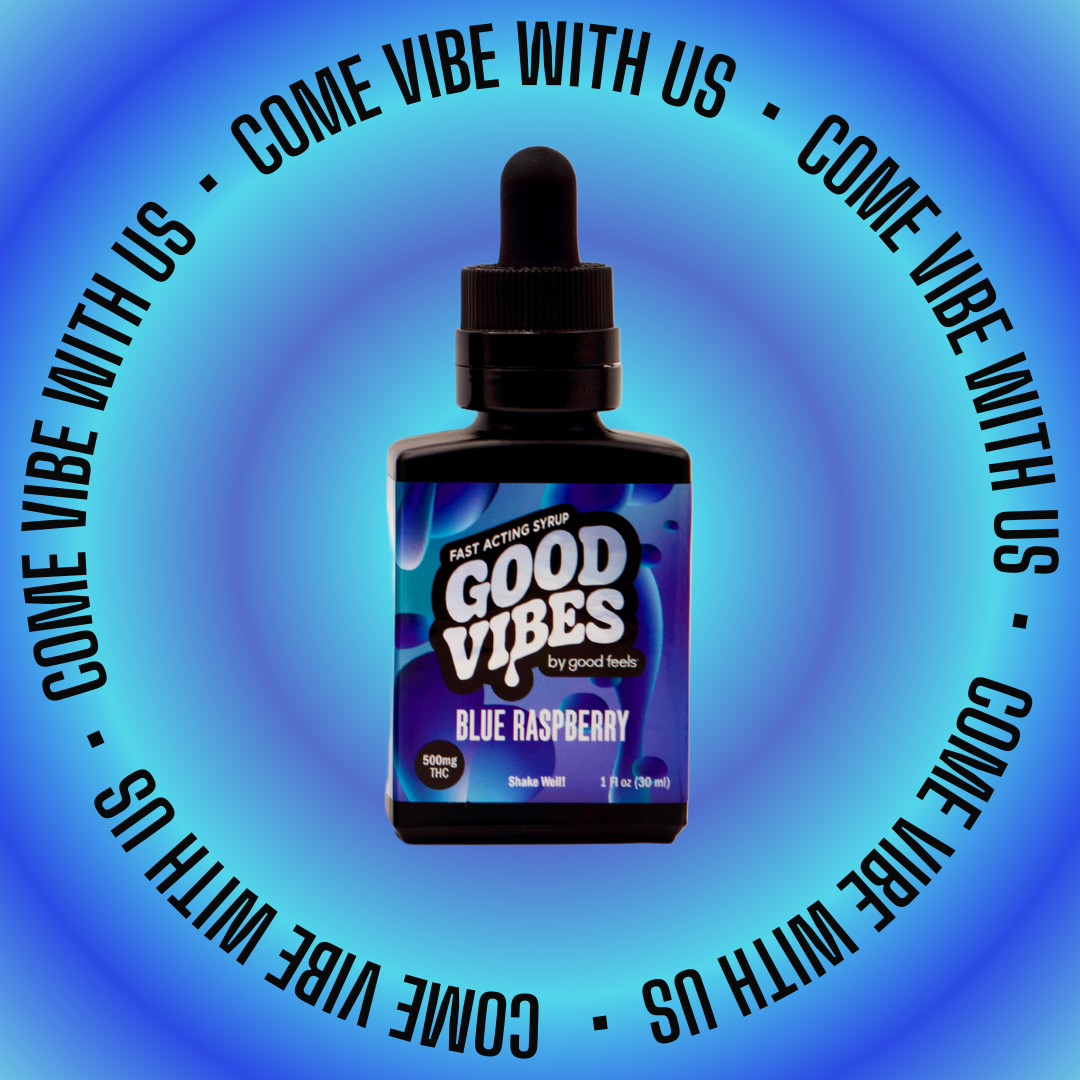 Photograph of product: Blue Raspberry Tincture | 500mg | Good Vibes