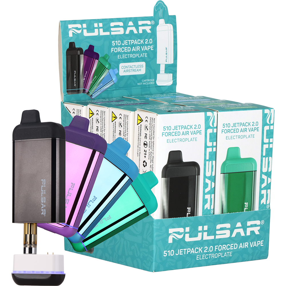 Photograph of product: 510 Jetpack 2.0 VV Forced Air Vape Bar - Assorted Colors