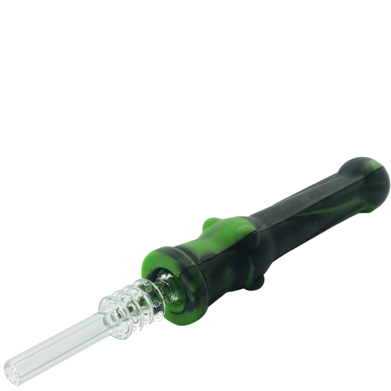 Photograph of product: Silicone Dab Straw - Quartz Tip