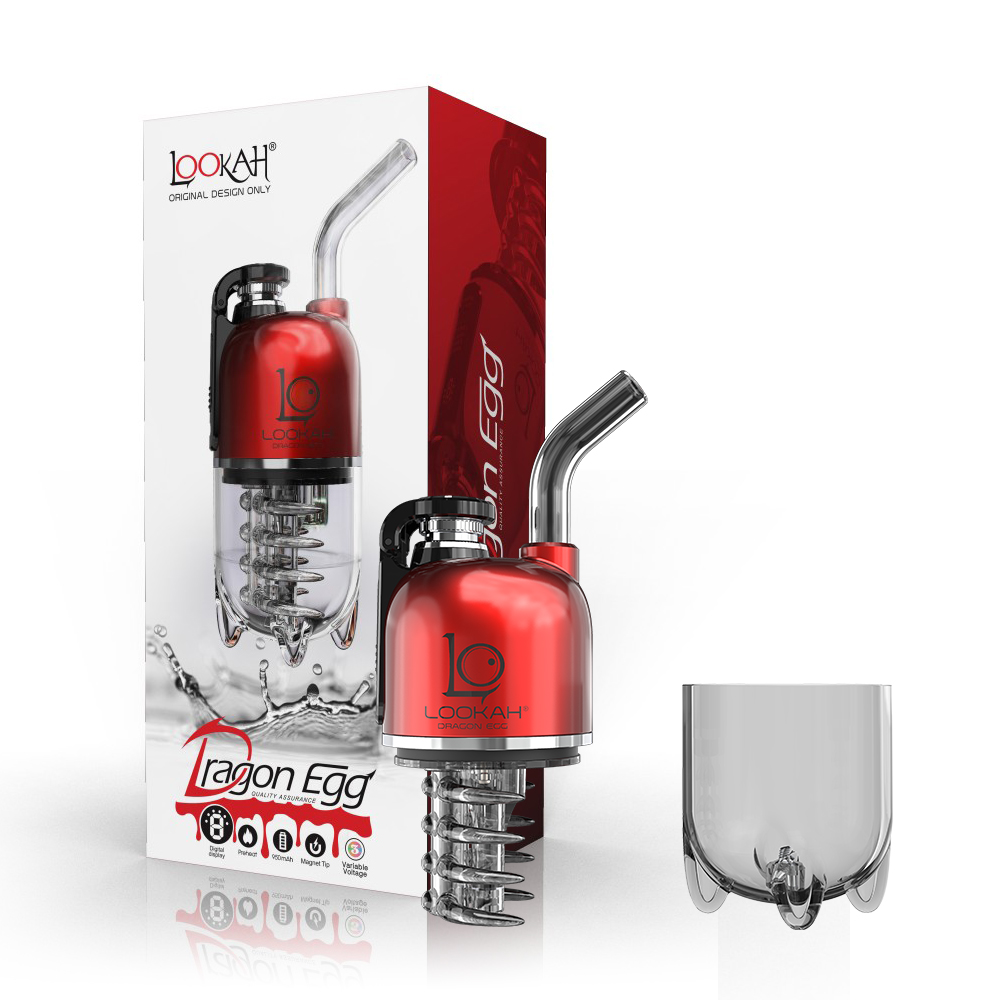 Photograph of product: Dragon Egg | Portable E Rig | Red