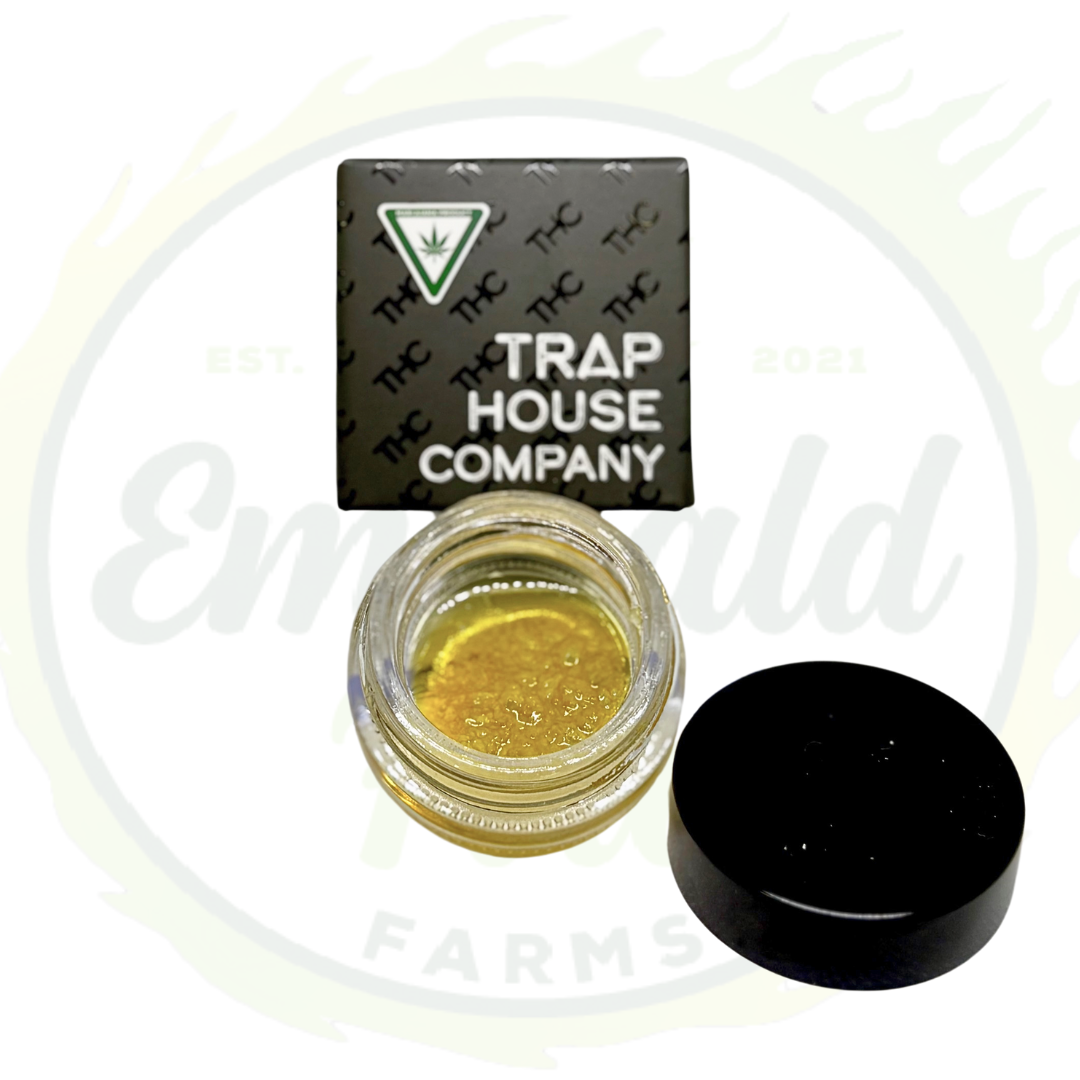 Photograph of product: Trap House Company Diamonds & Sauce 1g Early OG x Lemon OG
