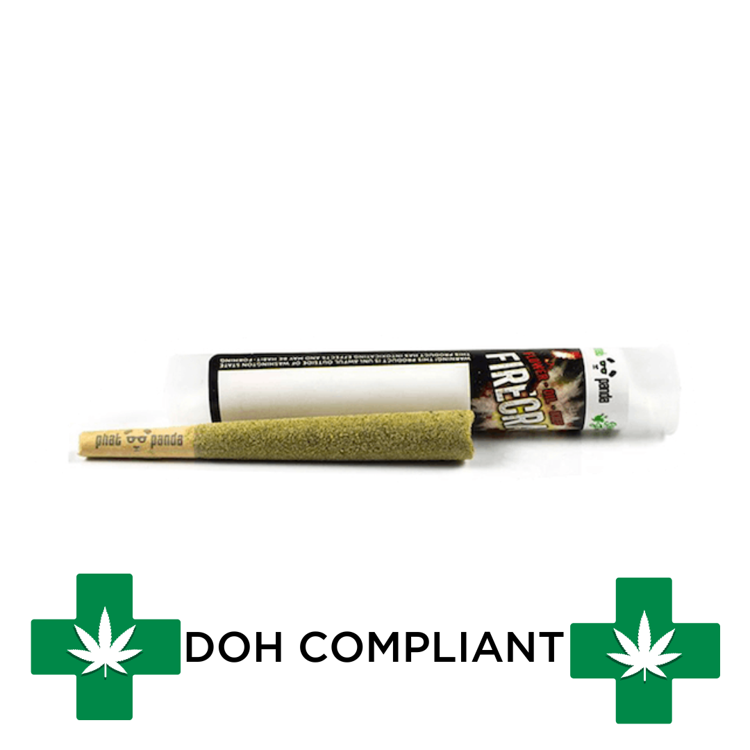 Photograph of product: DOH | Huckleberry Firecracker Infused Pre-Roll | 1g