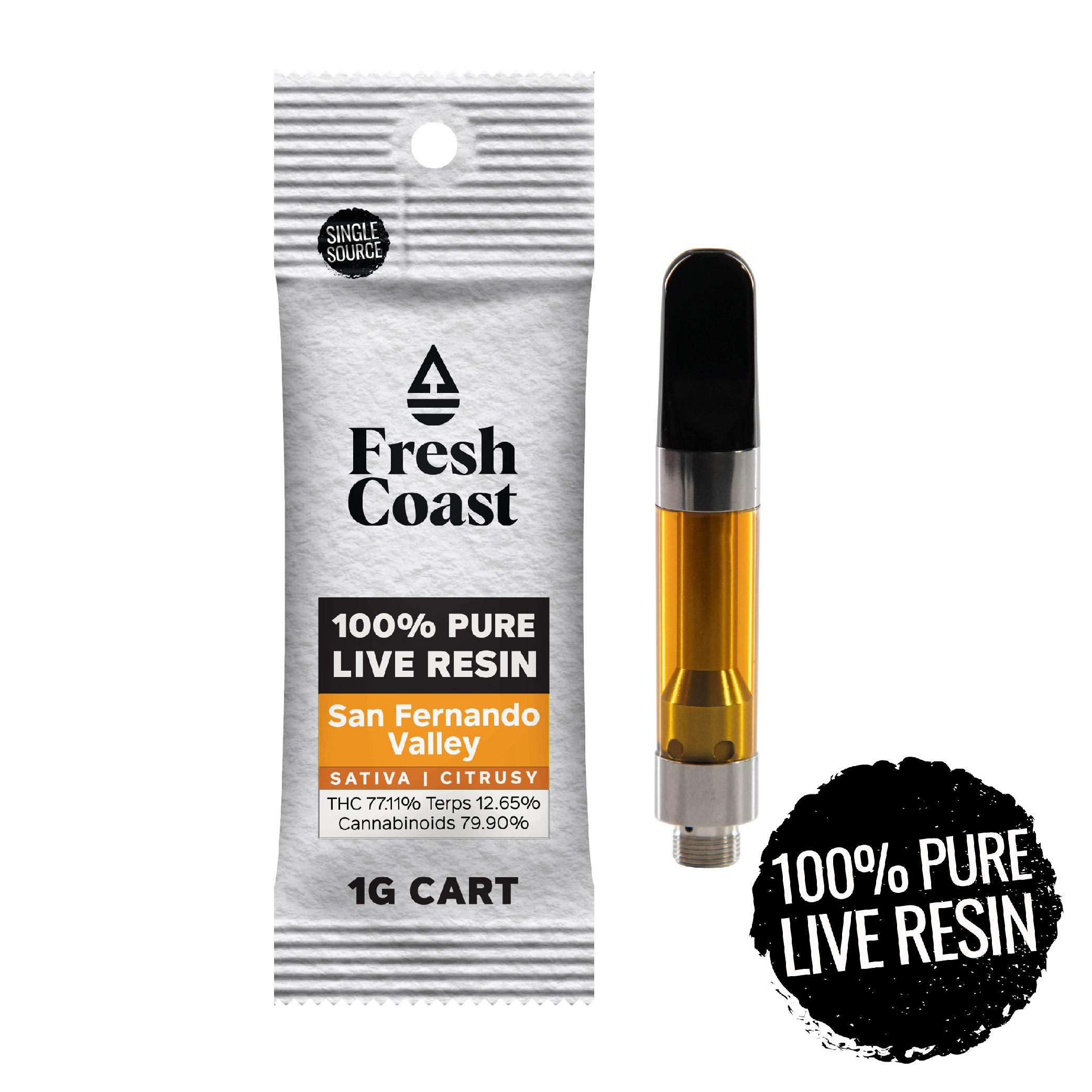 Photograph of product: San Fernando Valley Live Resin Cart