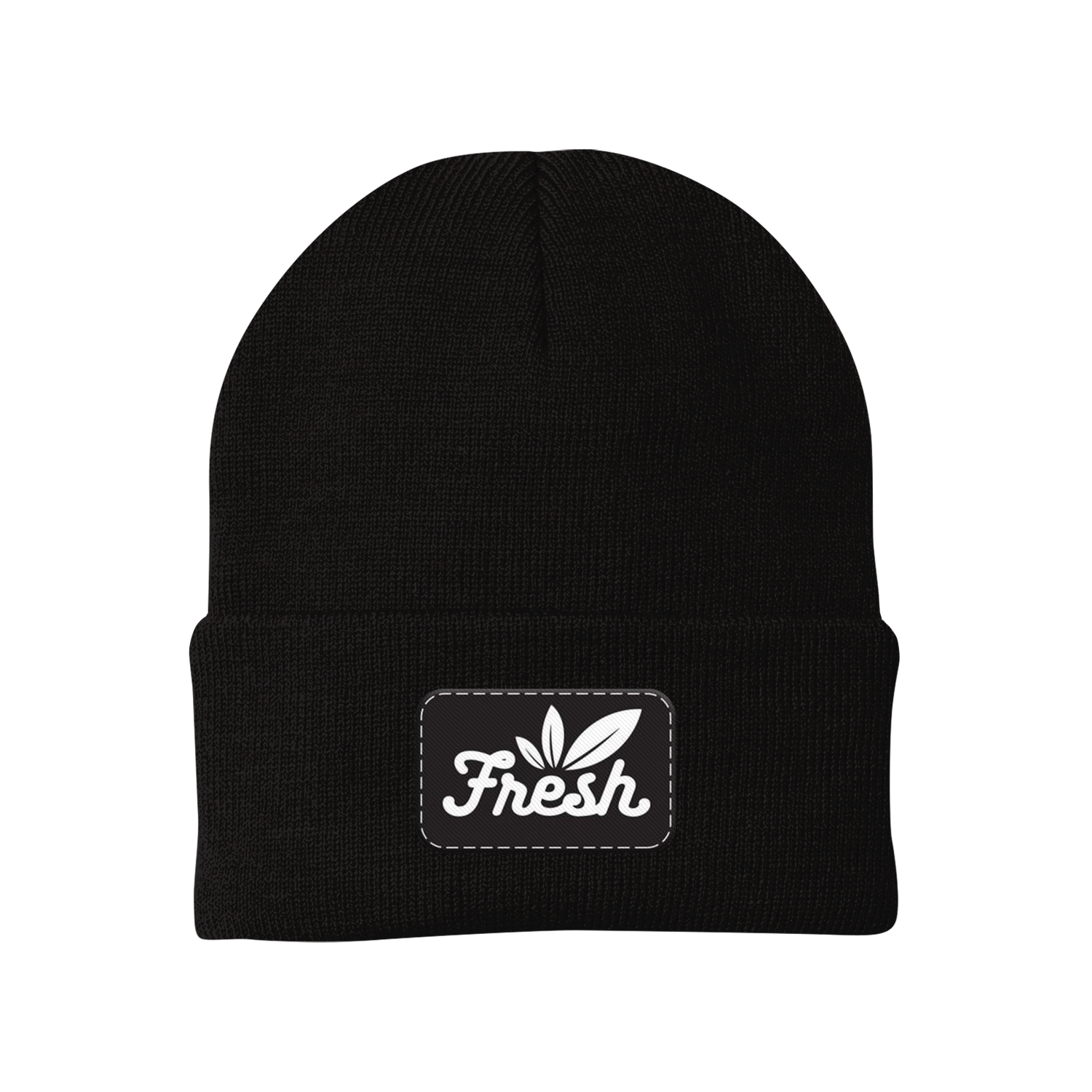 Photograph of product: Fresh | Patch Beanie | Black
