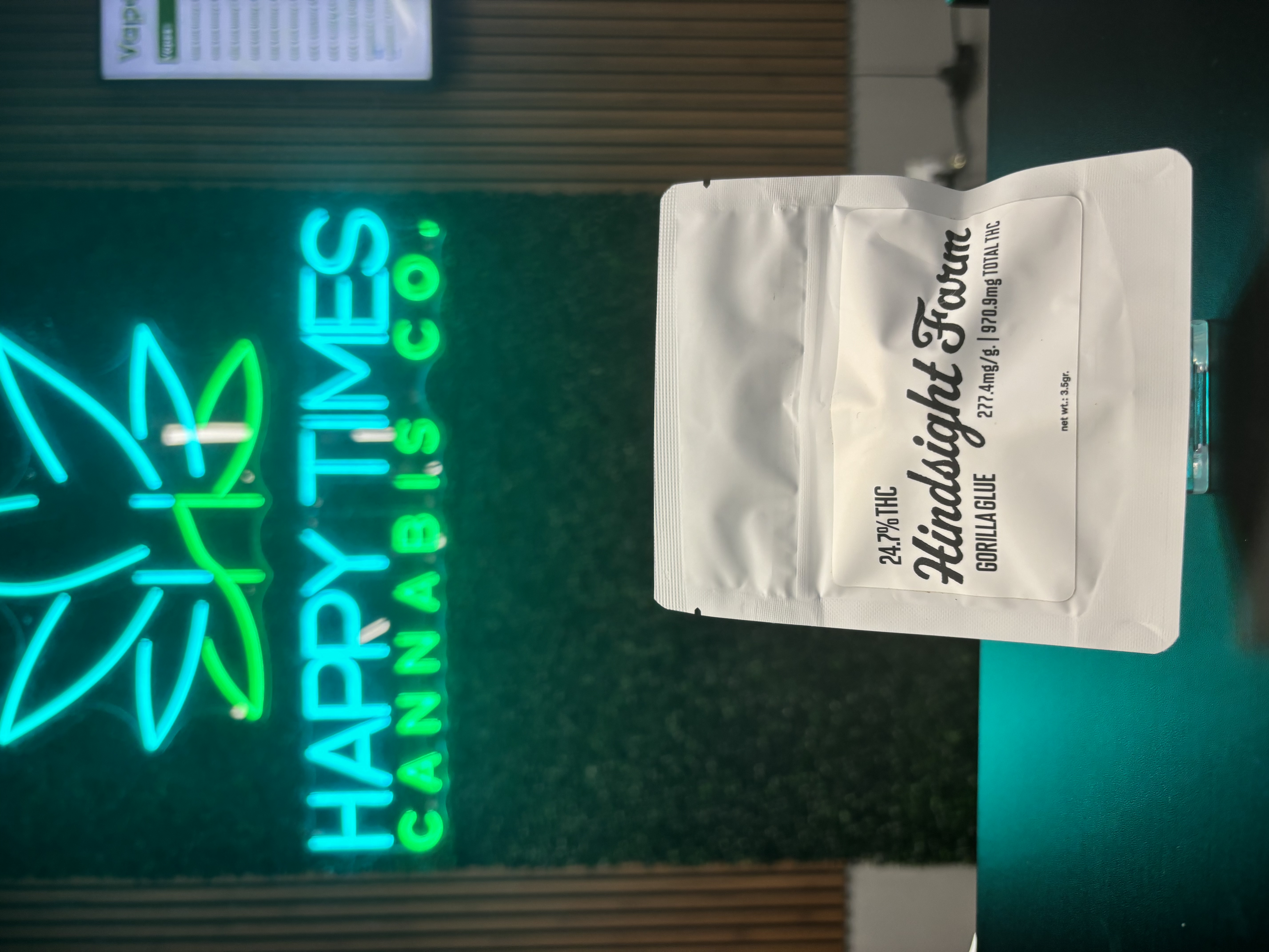 Photograph of product: Hindsight - Tally Man - 3.5g