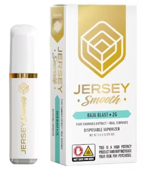 Photograph of product: Jersey Smooth - Baja Blast 2g Disposable