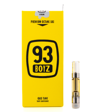 Photograph of product: Cartridge - 93 Boyz - Platinum Cookies (IH) - 1g