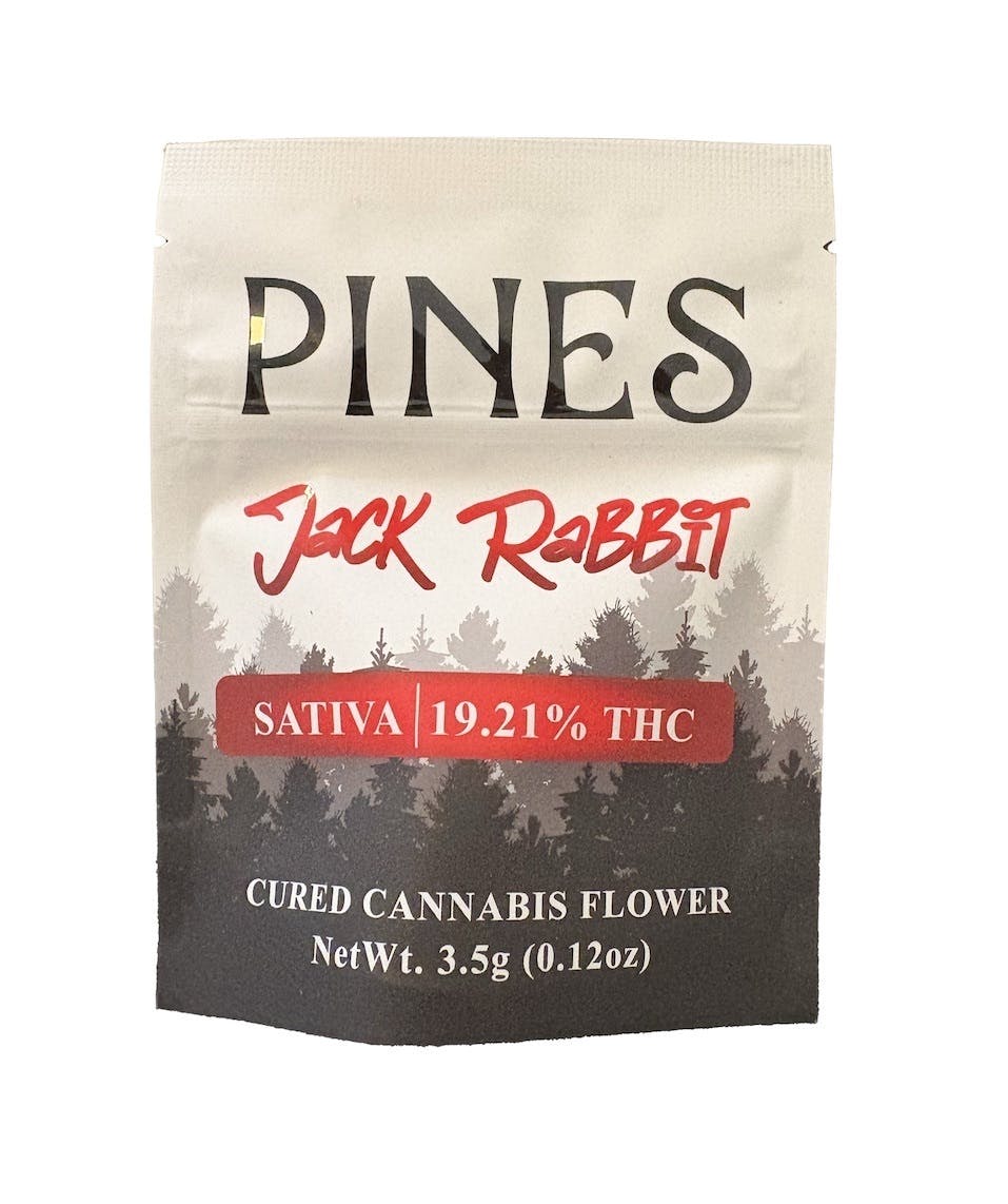 Photograph of product: Pines - Jack Rabbit - Flower - 3.5g