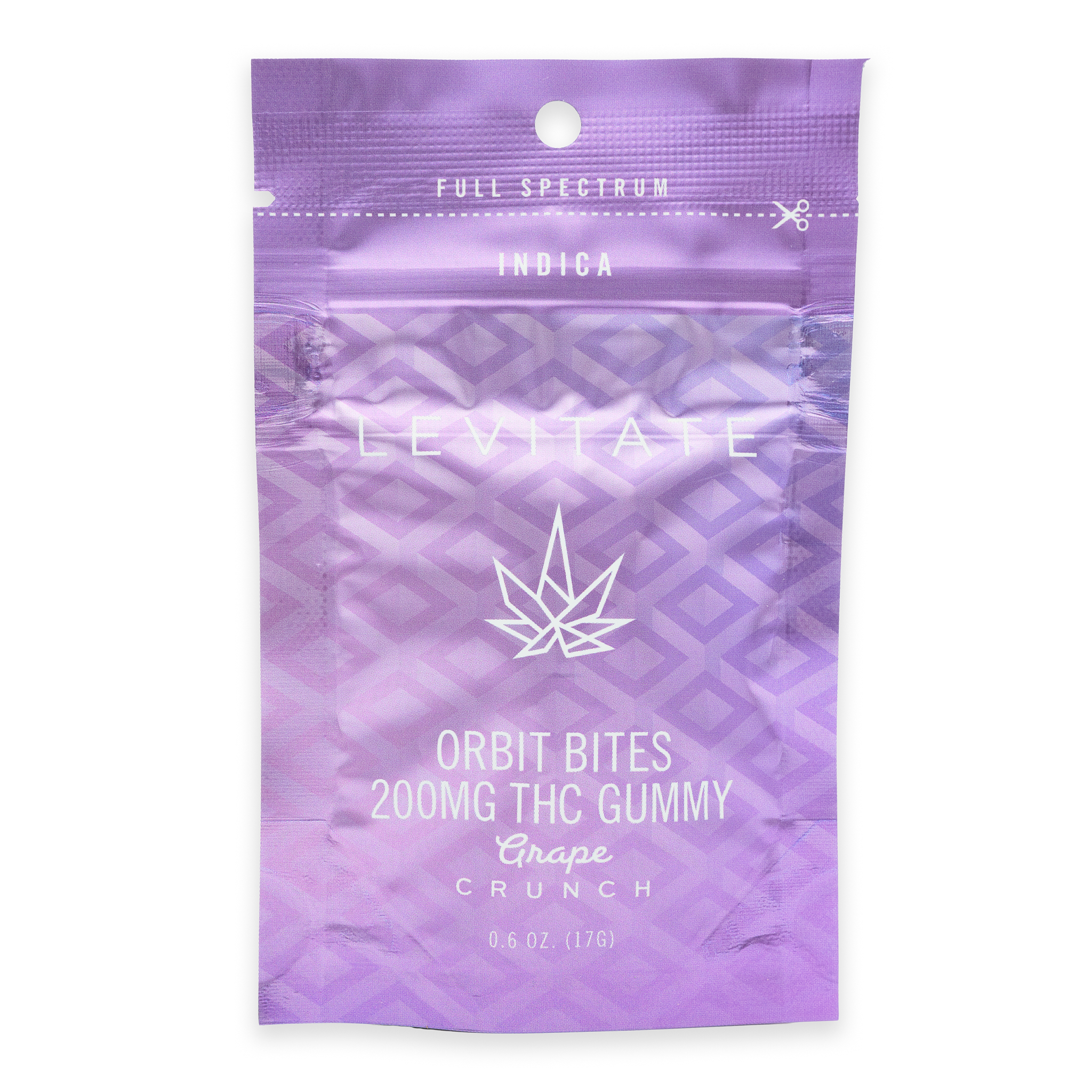 Photograph of product: Grape | 200MG Orbit Bites Gummy