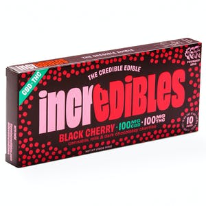 Photograph of product: Black Cherry CBD 1:1 Bar