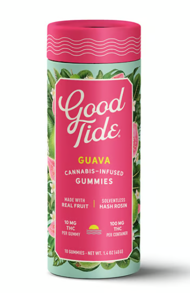 Photograph of product: Good Tide Guava Hash Rosin Gummies