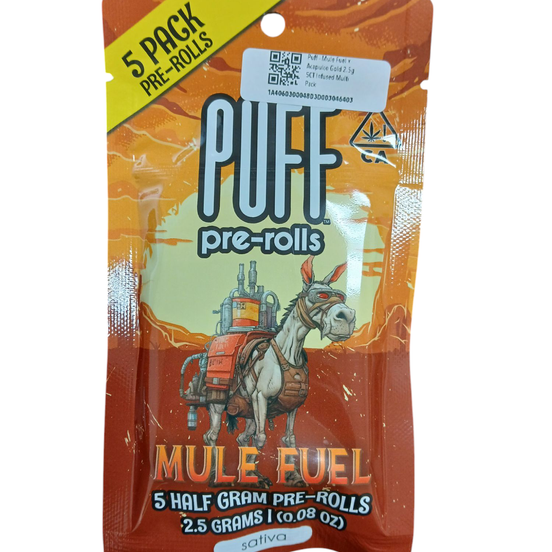 Photograph of product: Puff - Mule Fuel Multi Pack Preroll - 